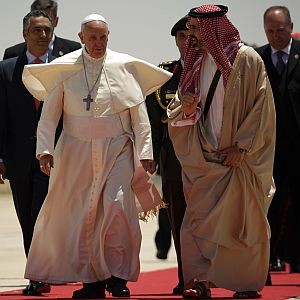 Santo Papa en Jordania