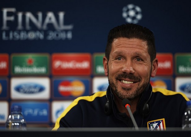 Cholo Simeone en Lisboa duelo singular