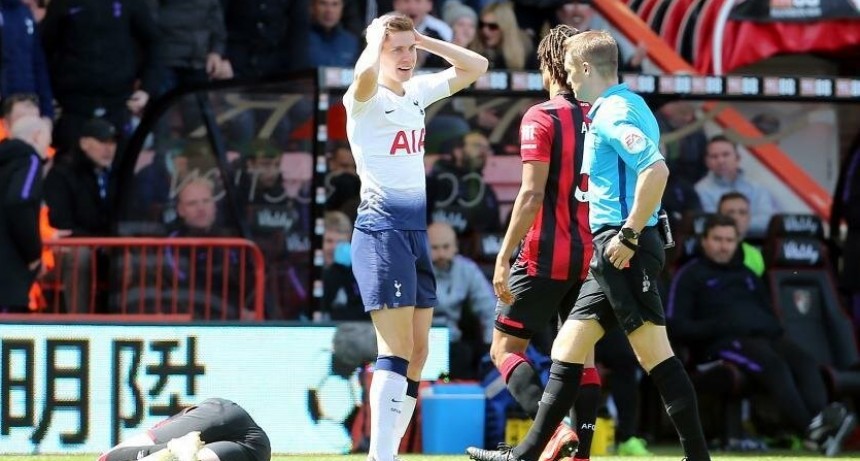 Tottenham perdió 1-0 ante Bournemouth