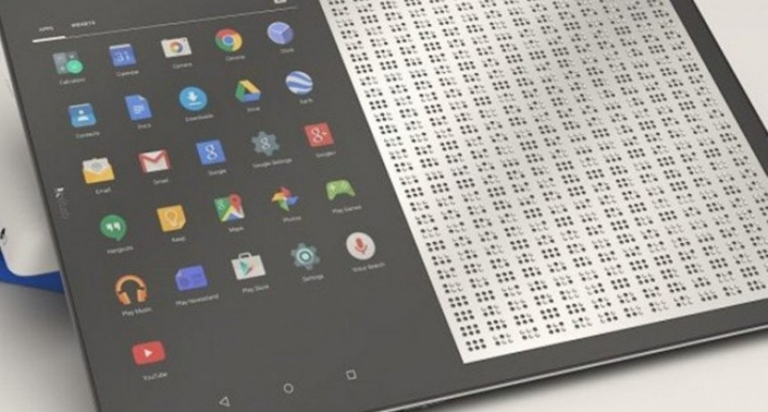 Tabletas con tinta inteligente para traducir webs al braille