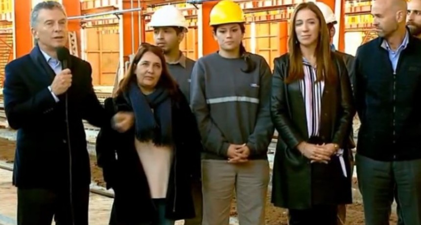 El presidente inauguró talleres ferroviarios de Tolosa