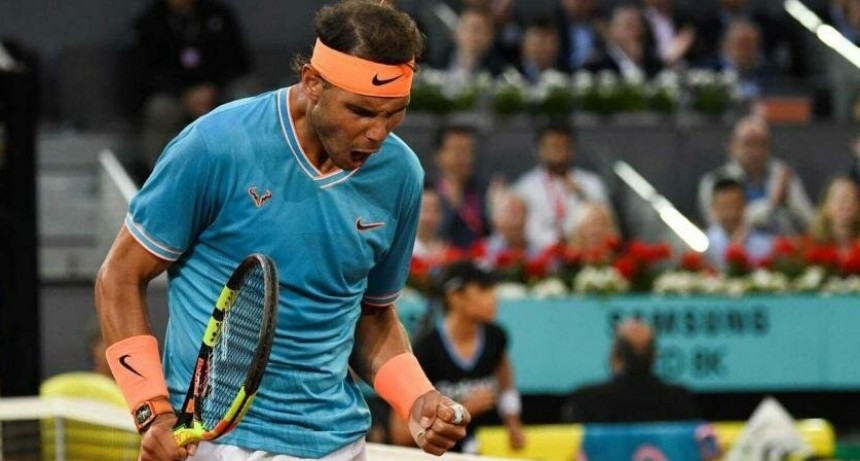 Nadal entre cuatro mejores en Madrid al barrer a Wawrinka