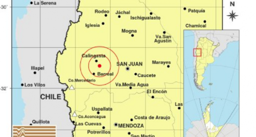Fuerte sismo sacudió a San Juan