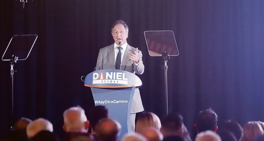 Scioli: lanzó candidatura presidencial