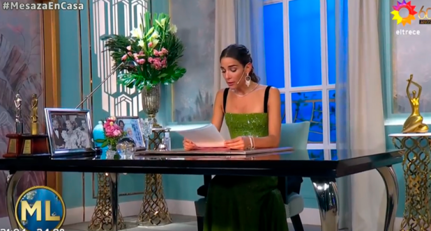 Juana Viale conduce los programas de Mirtha en un triste momento familiar