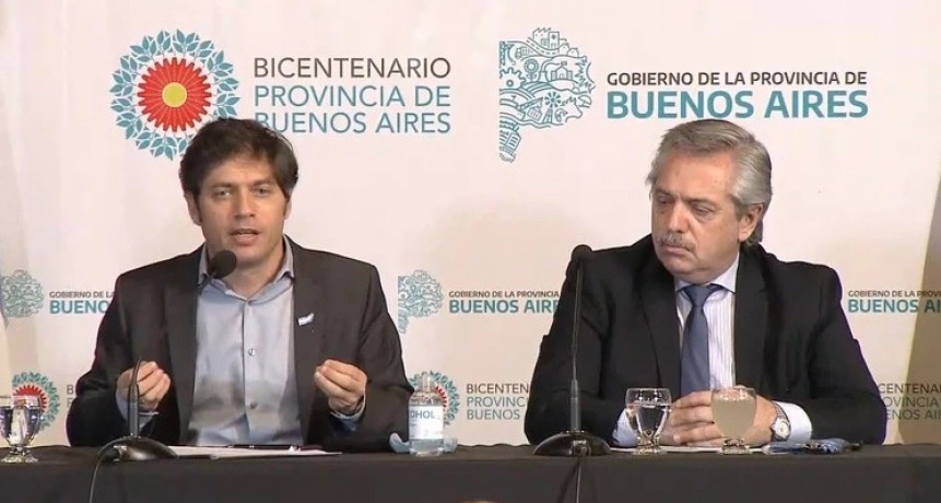 El Presidente y  Axel Kicillof firman el Convenios para obras de infraestructura