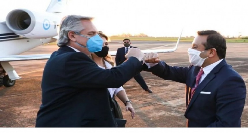 El Presidente visitó Misiones  tras su paso por Formosa