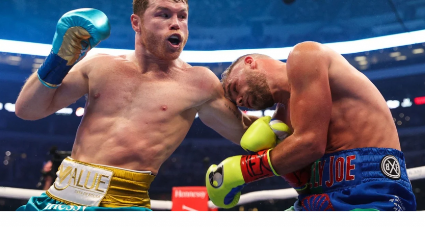 Canelo Álvarez mandó al hospital a Billy Joe Saunders