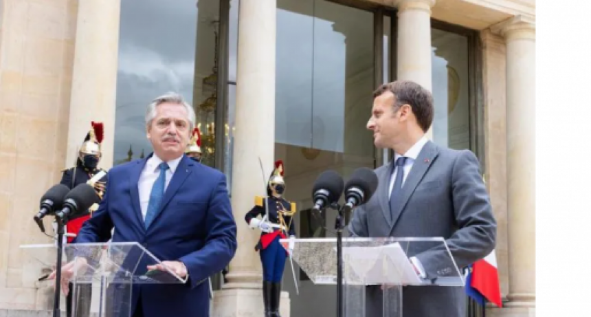 Fernández se reunió con Macron 