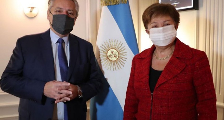 Alberto Fernández y Kristalina Georgieva se reunieron en Roma