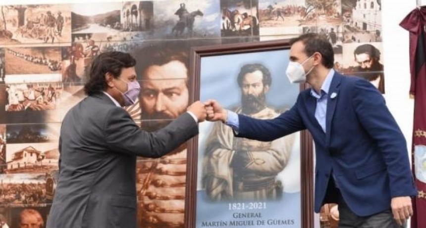 La Provincia recibiò placas por el Bicentenario del fallecimiento del General Güemes
