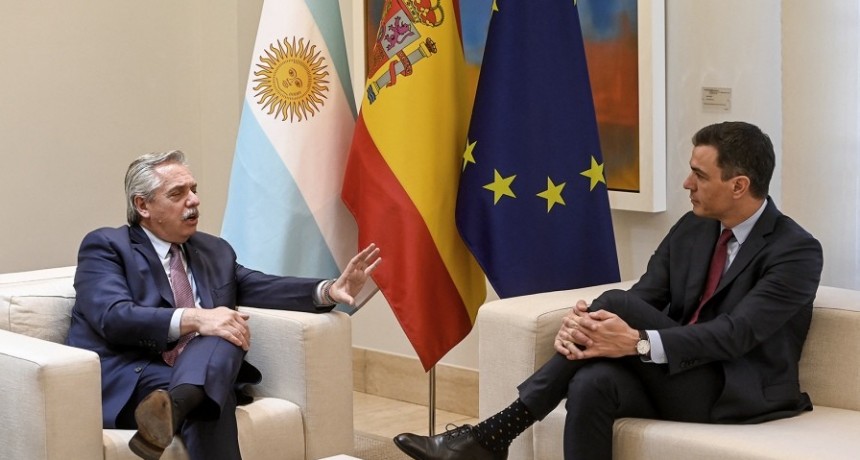 El Presidente se reunió con Pedro Sánchez