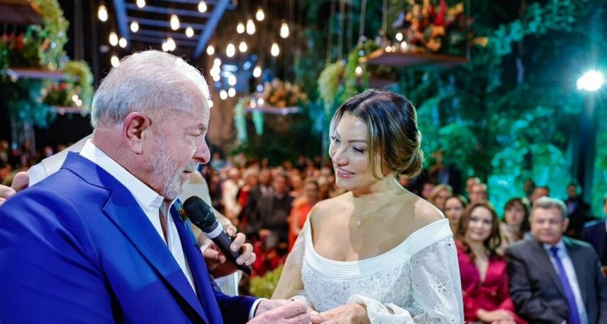 Lula Da Silva expresidente de Brasil contrajo matrimonio con Janja