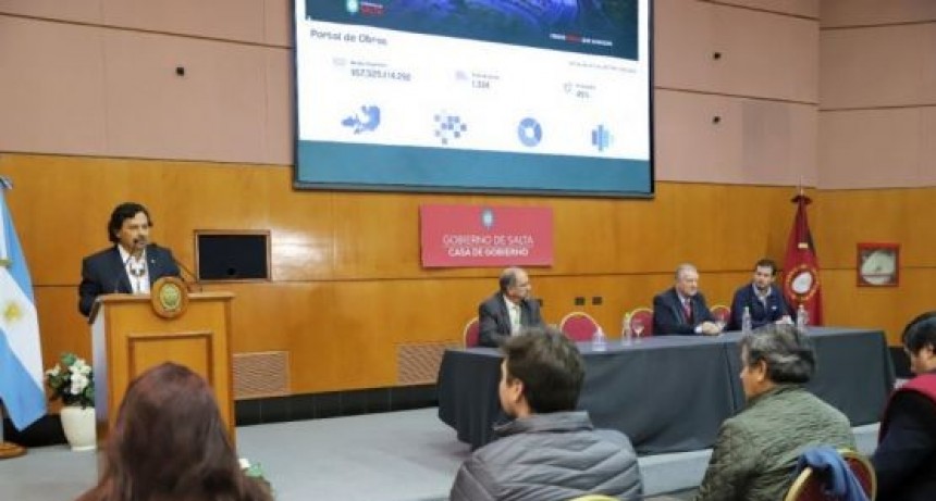 Presentan el Portal Digital de Obras públicas Provincial