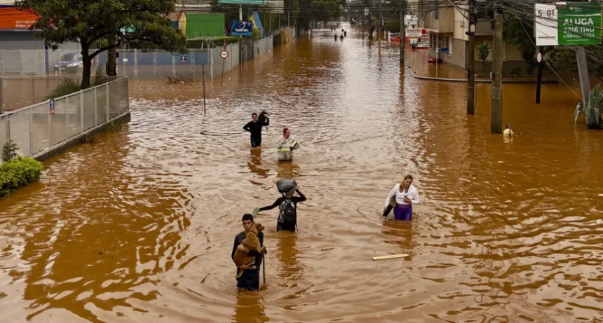 Las intensas lluvias agobian a Brasil