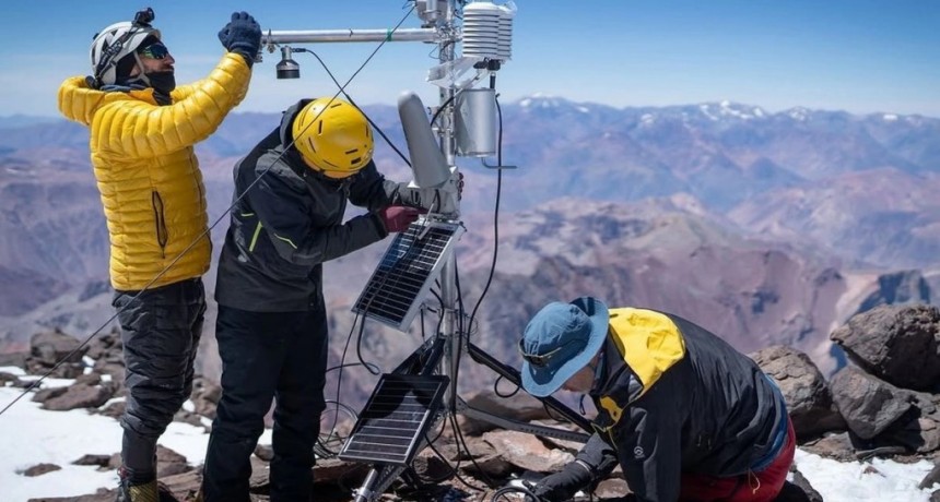 Baja la temperatura en el Aconcagua  