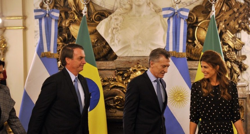 Fuerte respaldo de Jair Bolsonaro a Mauricio Macri