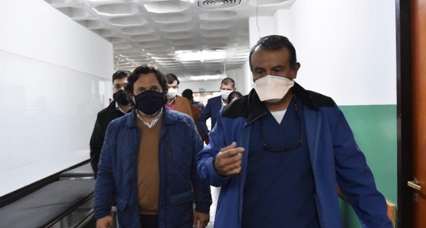 En Orán, el gobernador Sáenz se reunió con las autoridades sanitarias locales