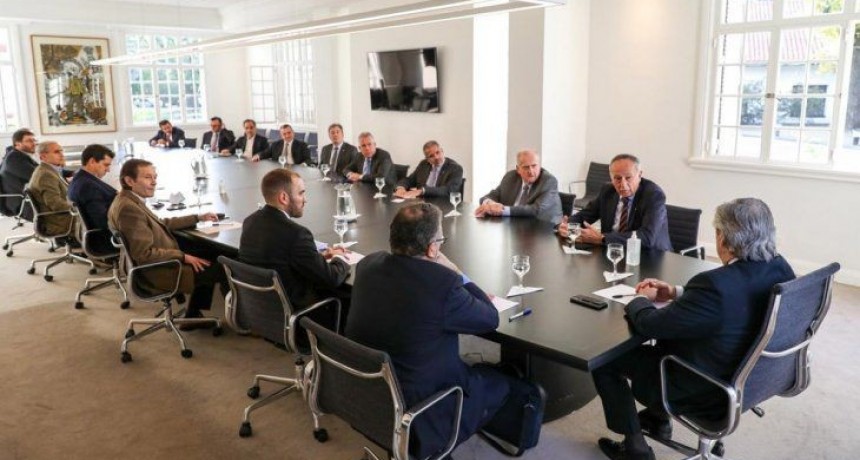 Alberto Fernández recibió a empresarios en Olivos