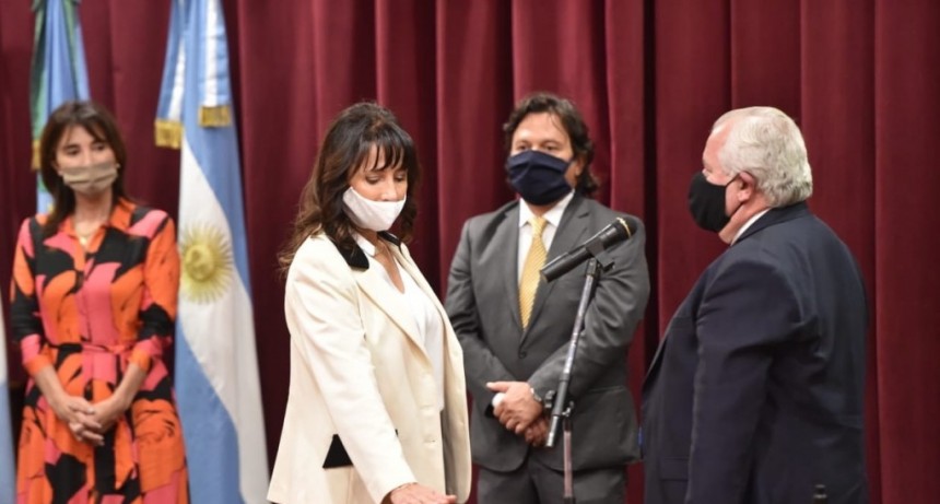 Acto de asunción de los tres nuevos jueces de la Corte de Justicia