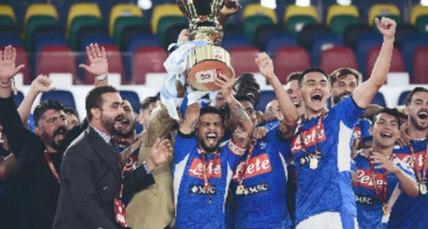 Napoli venció a la Juventus y se consagró campeón de la Copa Italia