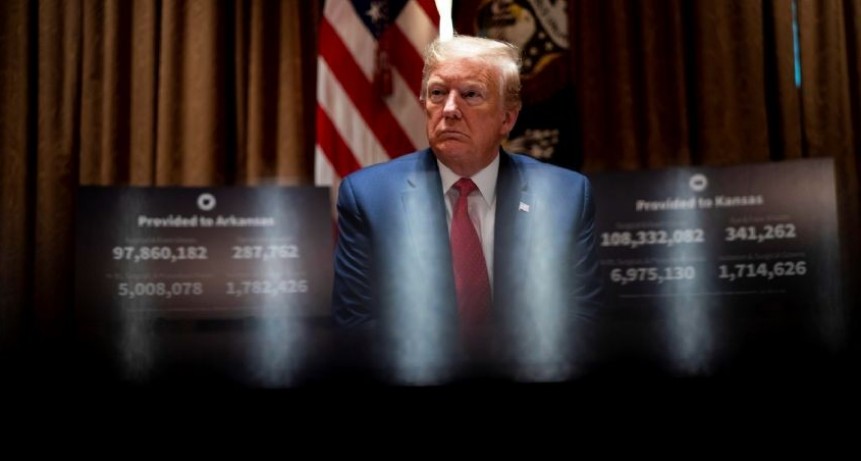 La economía de Estados Unidos cayó 5% entre enero y marzo
