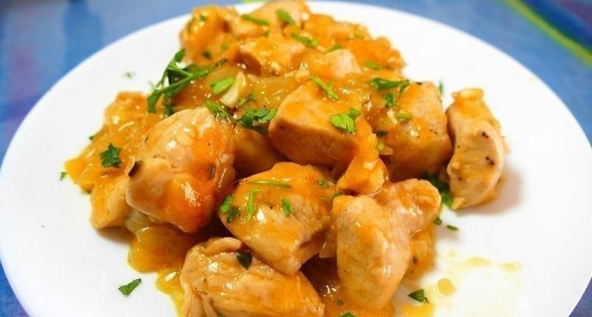 Pollo a la naranja muy fácil
