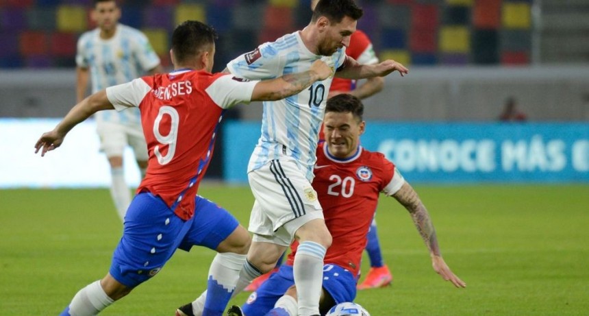 Argentina empató ante Chile  EN VIVIO