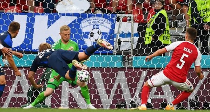 Finlandia venció a Dinamarca en la Eurocopa 