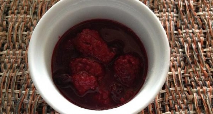 Salsa de frutos rojos