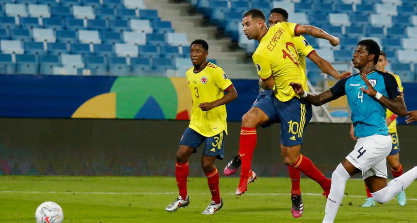 Colombia se impuso con lo justo ante Ecuador