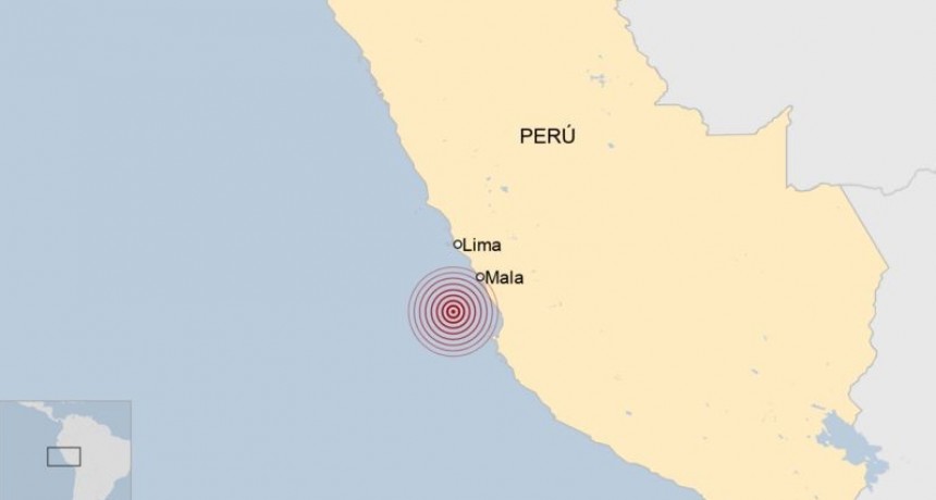 Un fuerte sismo sacude Lime sin que se hayan reportado víctimas