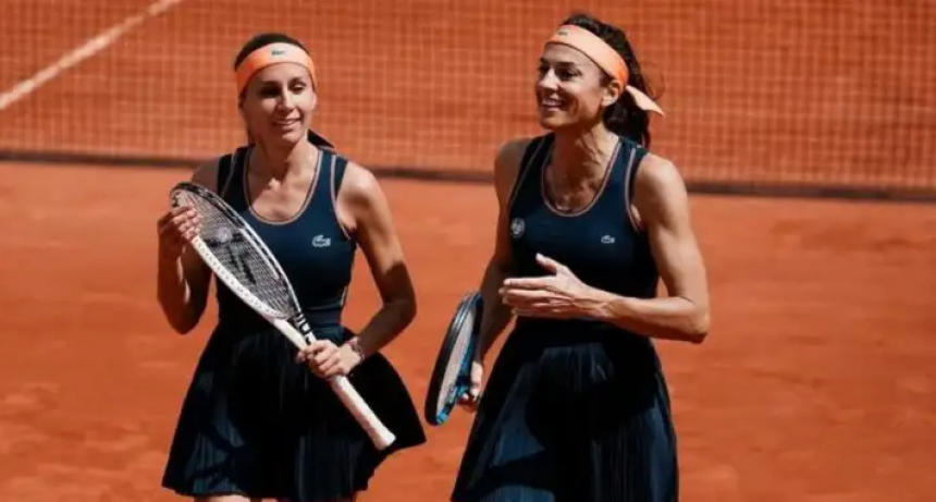 Gabriela Sabatini y Gisela Dulko perdieron la final de Ronald Garros Leyendas
