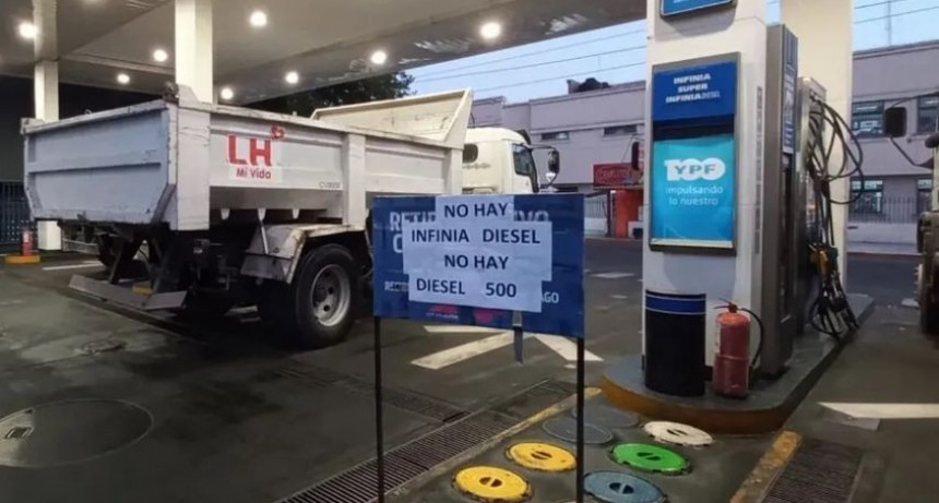 Sin gasoil en todo el Paìs