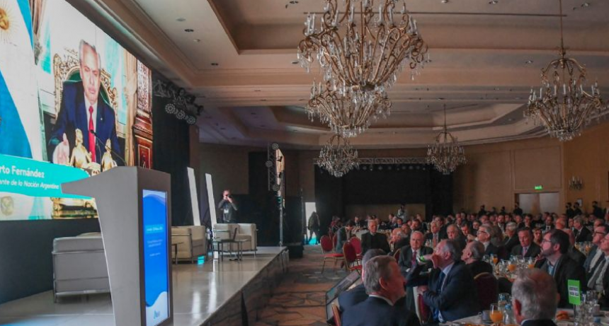 Alberto Fernandez en el mensaje a Empresarios hablò de la Renta inesperada