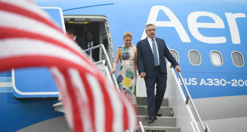 Alberto Fernández llegó a EEUU para la Cumbre 