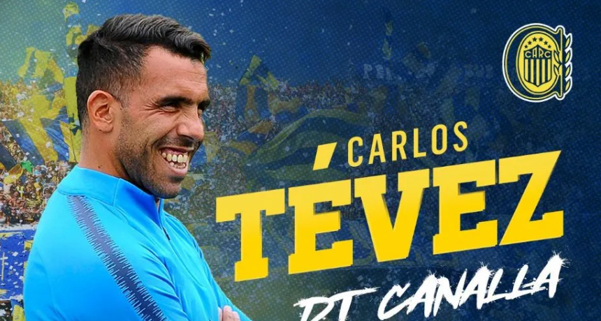 Carlos Tevez fue presentado como nuevo entrenador de Rosario Central