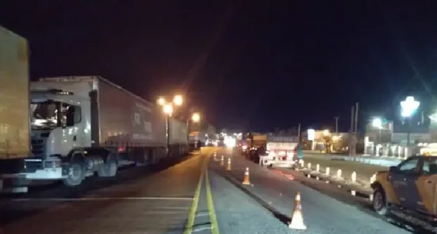 Las rutas cortadas por paro de Camioneros