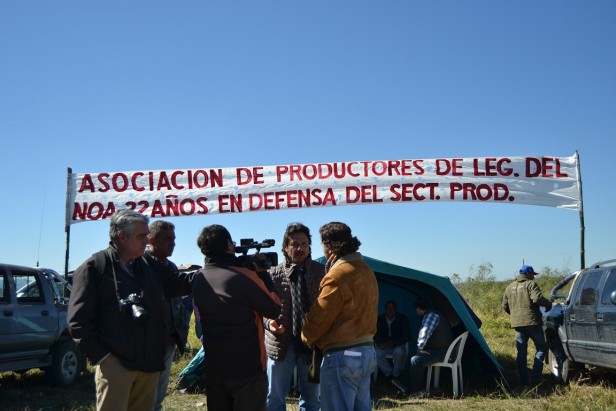 Gustavo Sáenz asamblea del campo en Metán Salta