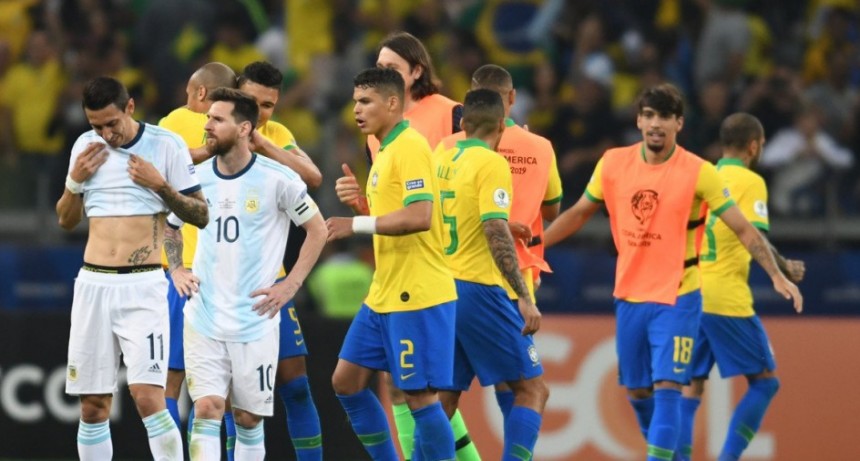 Argentina perdió ante Brasil  