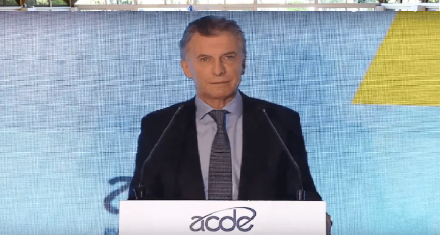 Macri:si el país no está globalizado no tiene futuro
