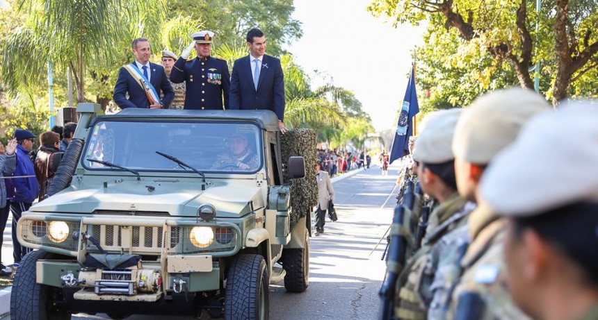 Fervor patrio en el desfile provincial 