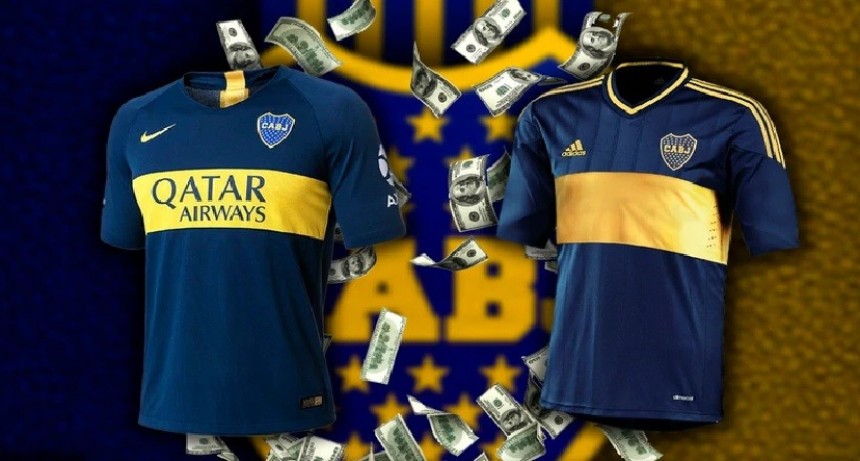  Boca cambio de firma en su indumentaria
