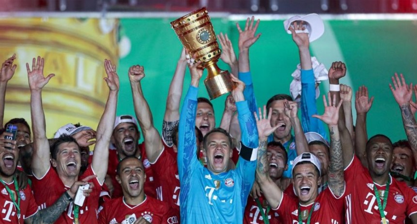 El Bayern Múnich se consagró bicampeón de la Copa de Alemania