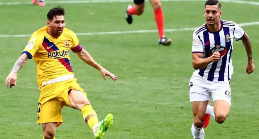 Barcelona derrotó 1 a 0 al Valladolid  por la Liga de España