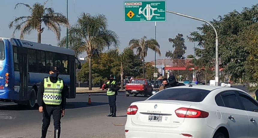 Intensos controles policiales en la zona sur de la ciudad