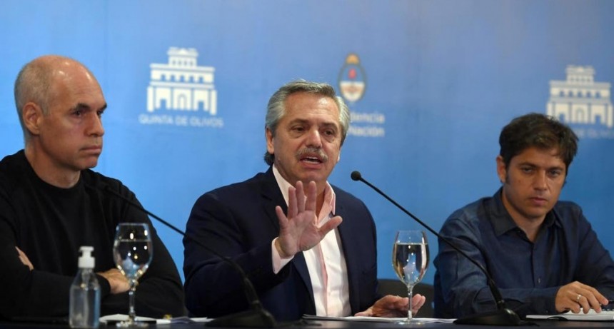 Alberto Fernández y otros gobernadores anunciara la re-apertura de la cuarentena en el AMBA