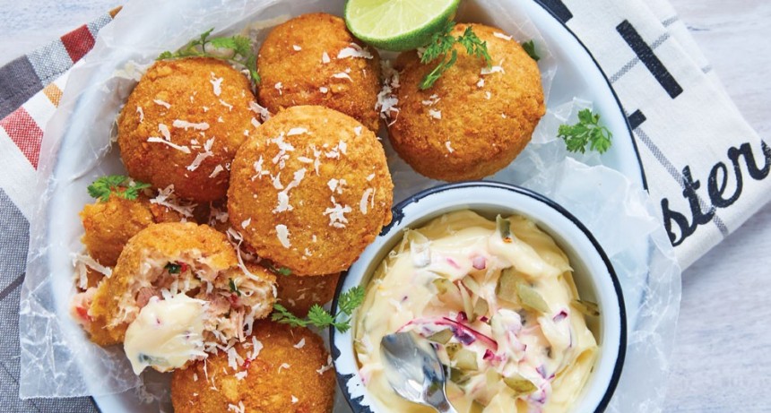Croquetas para acompaña un churasco