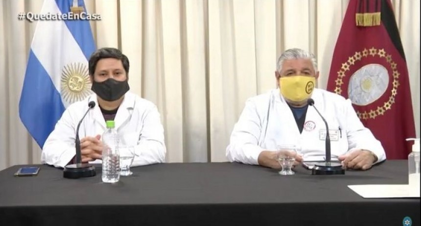 Conferencia de prensa del Dr. Juan José Esteban y el Dr. Gustavo Rua