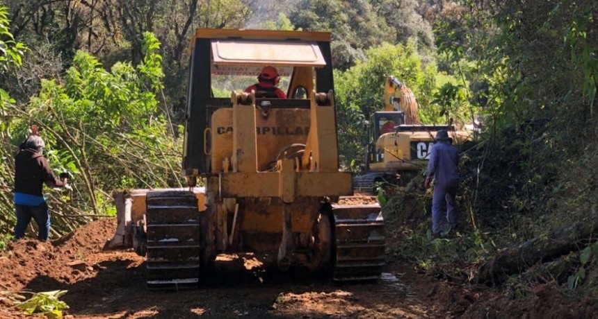 Los Toldos: Vialidad  trabaja en la obra de mejora de la ruta 7
